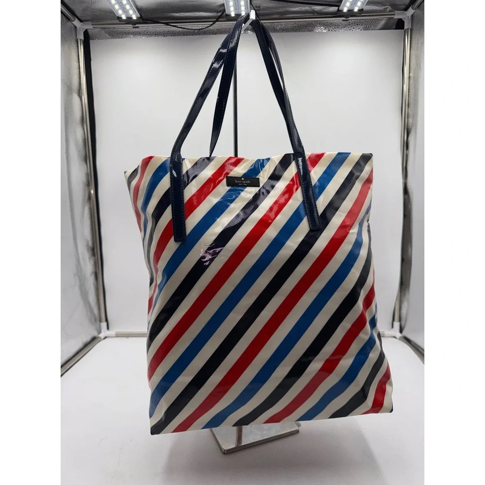 Kate Spade New York Daycation Striped Coated Canvas Tote Bag